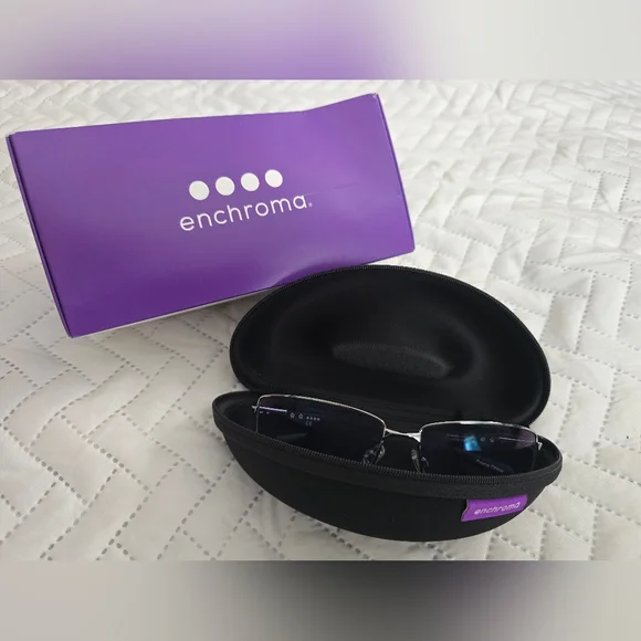 EnChroma Colorado Gunmetal Sunglasses with Case